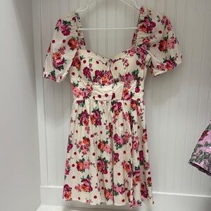 Floral Puff Sleeve Dress